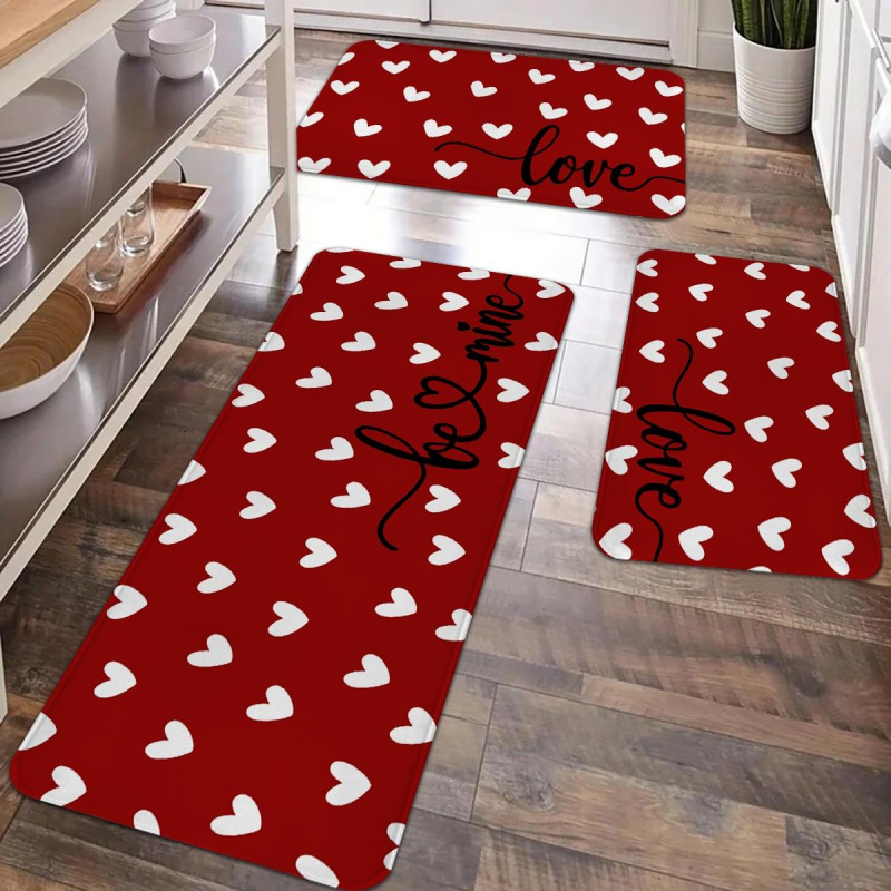 Outdoor Camping Kitchen Table - Valentine's Day Kitchen Carpet Set, Kitchen