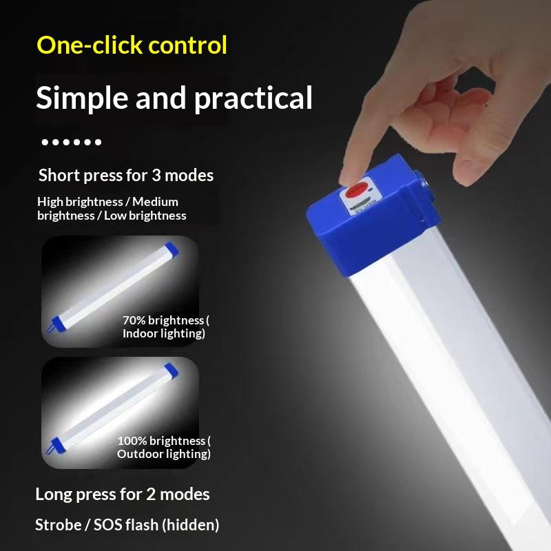 Outdoor Camping Youtube - 17/32/52/70CM LED Rechargeable Tube Camping Light