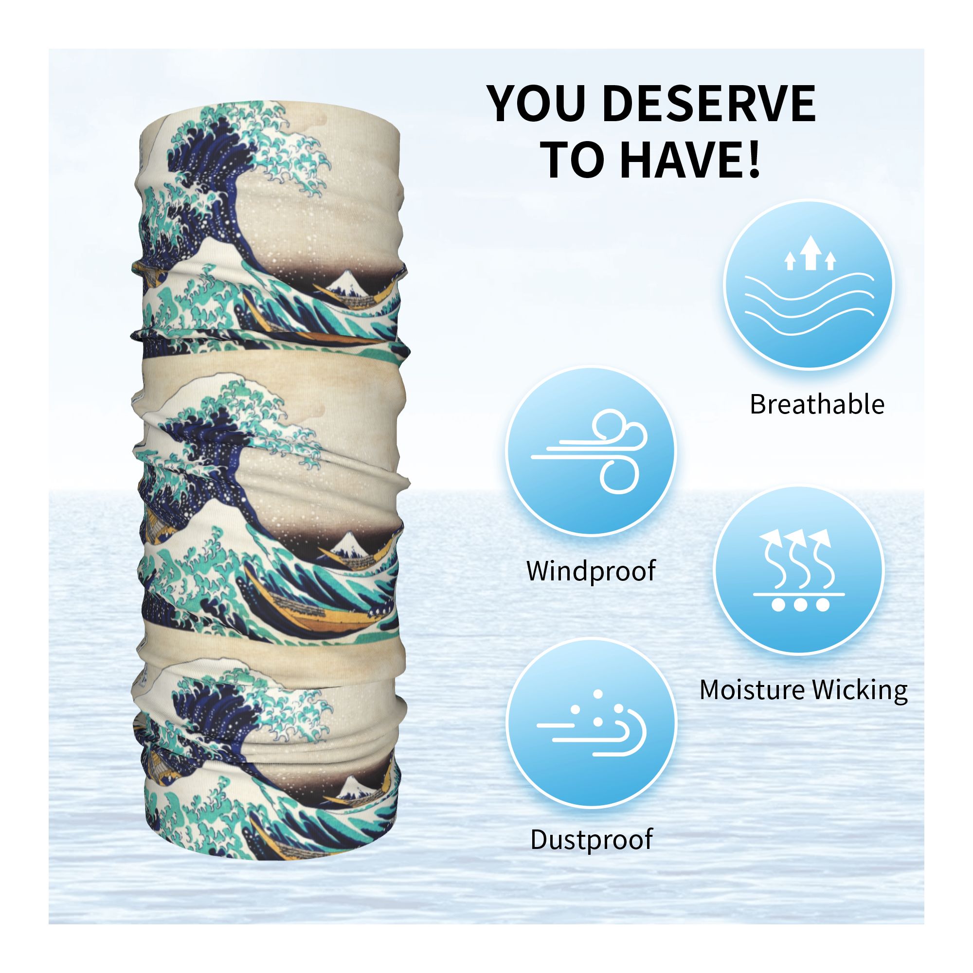 The Great Wave off Kanagawa Wi - Trekking Gaiters recension och pris