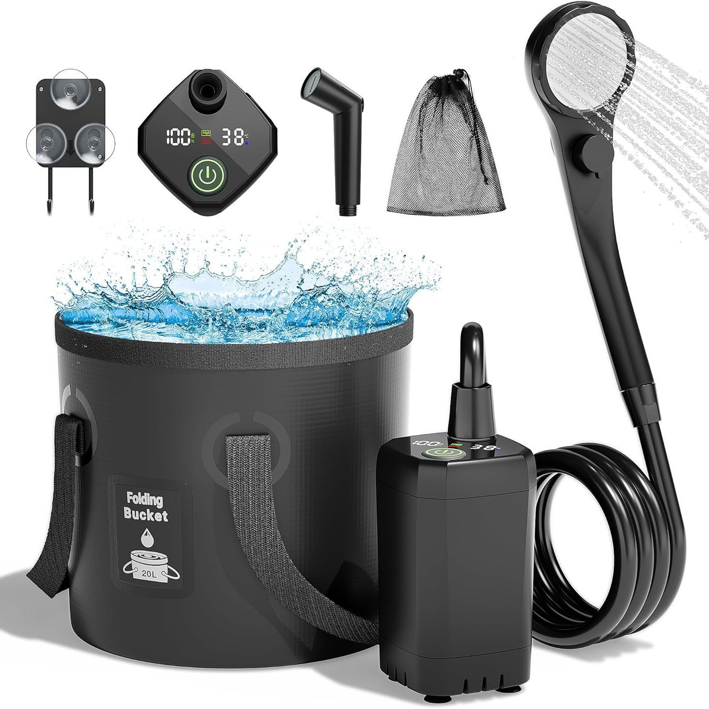 Portable Self-Priming Electric - Outdoor Camping Carpet recension och pris