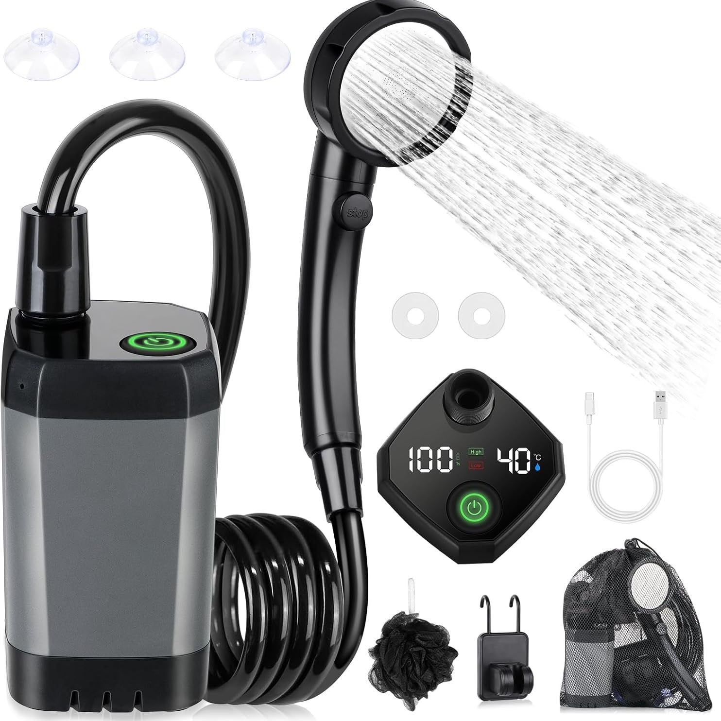 Portable Self-Priming Electric - Outdoor Camping Carpet recension och pris