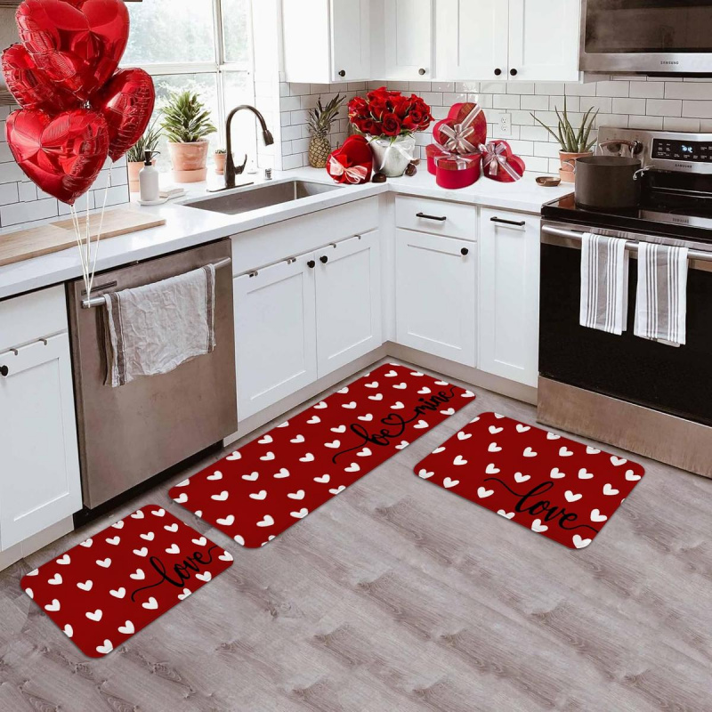 Valentine's Day Kitchen Carpet - Outdoor Camping Kitchen Table recension och pris