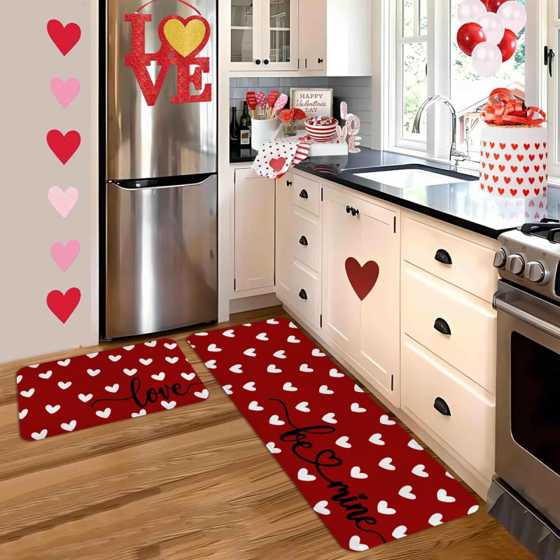 Valentine's Day Kitchen Carpet - Outdoor Camping Kitchen Table recension och pris