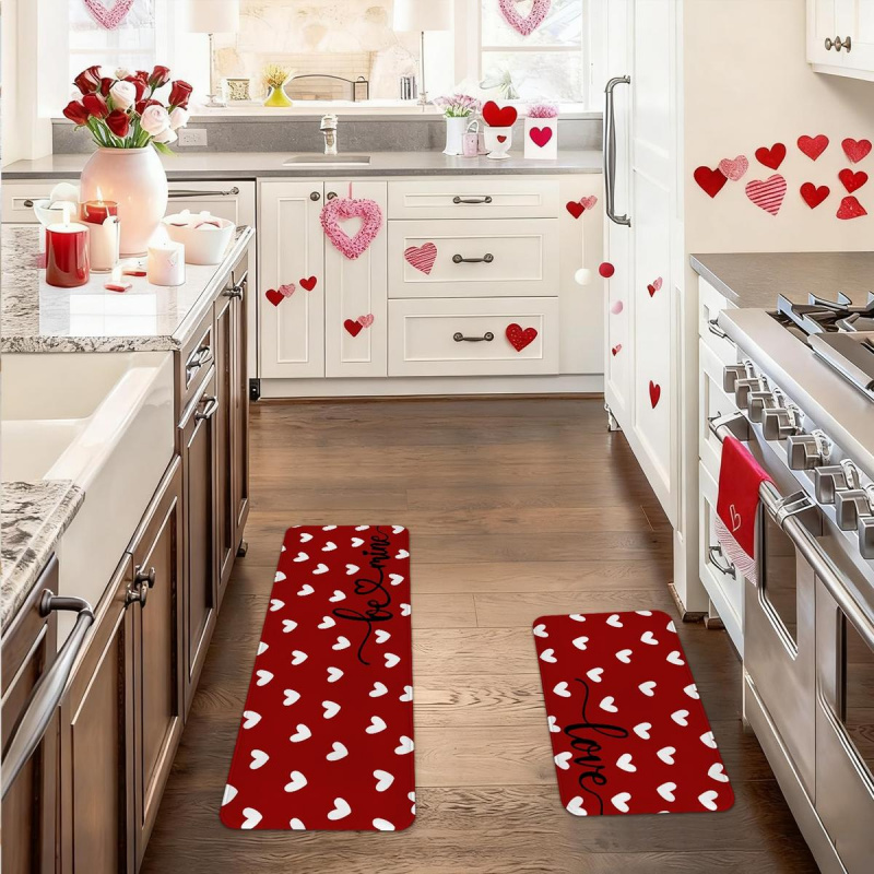 Valentine's Day Kitchen Carpet - Outdoor Camping Kitchen Table recension och pris