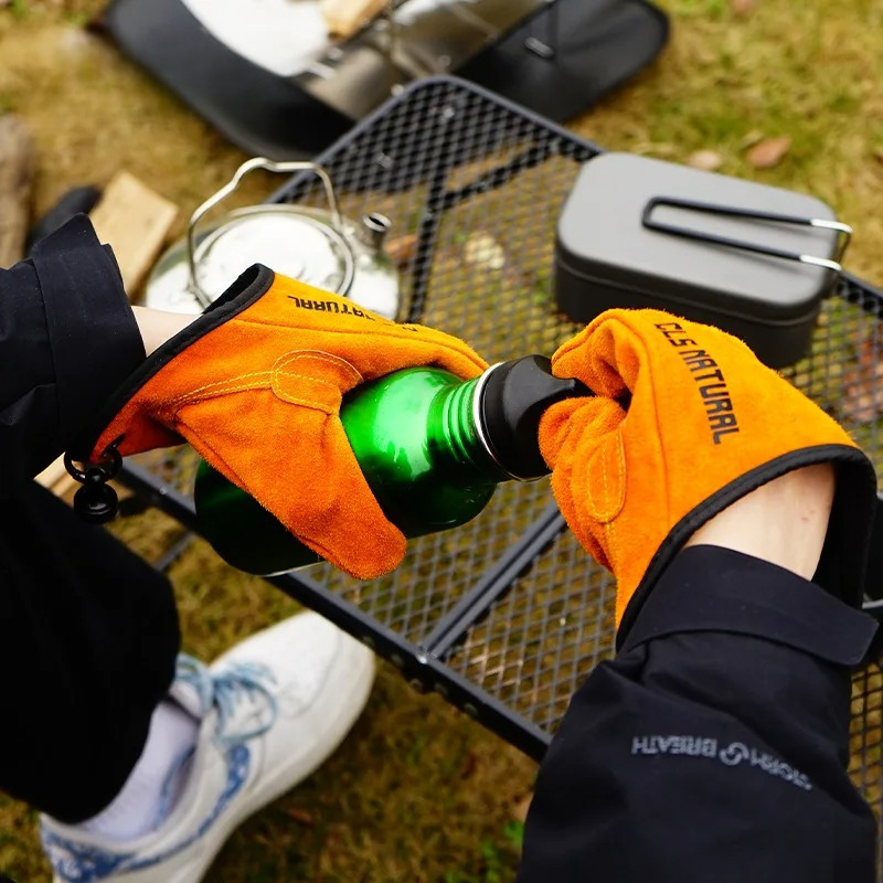 Heat Resistant BBQ Gloves Cowh - Outdoor Camping Tools recension och pris