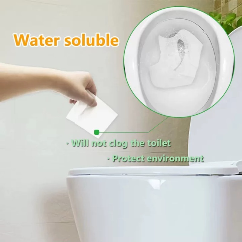 10-120PCS Disposable Toilet Se - Outdoor Camping Carpet recension och pris