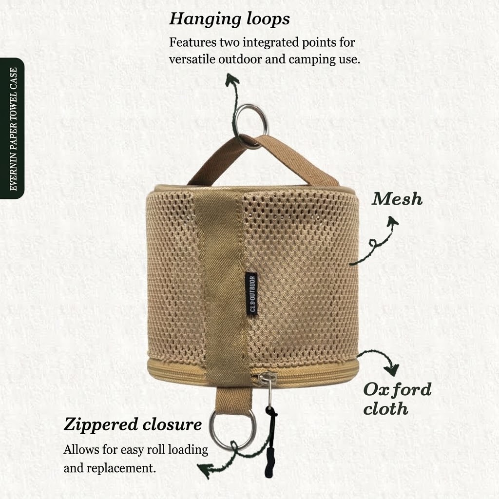 Outdoor Camping Tissue Net Tub - Outdoor Camping Youtube recension och pris