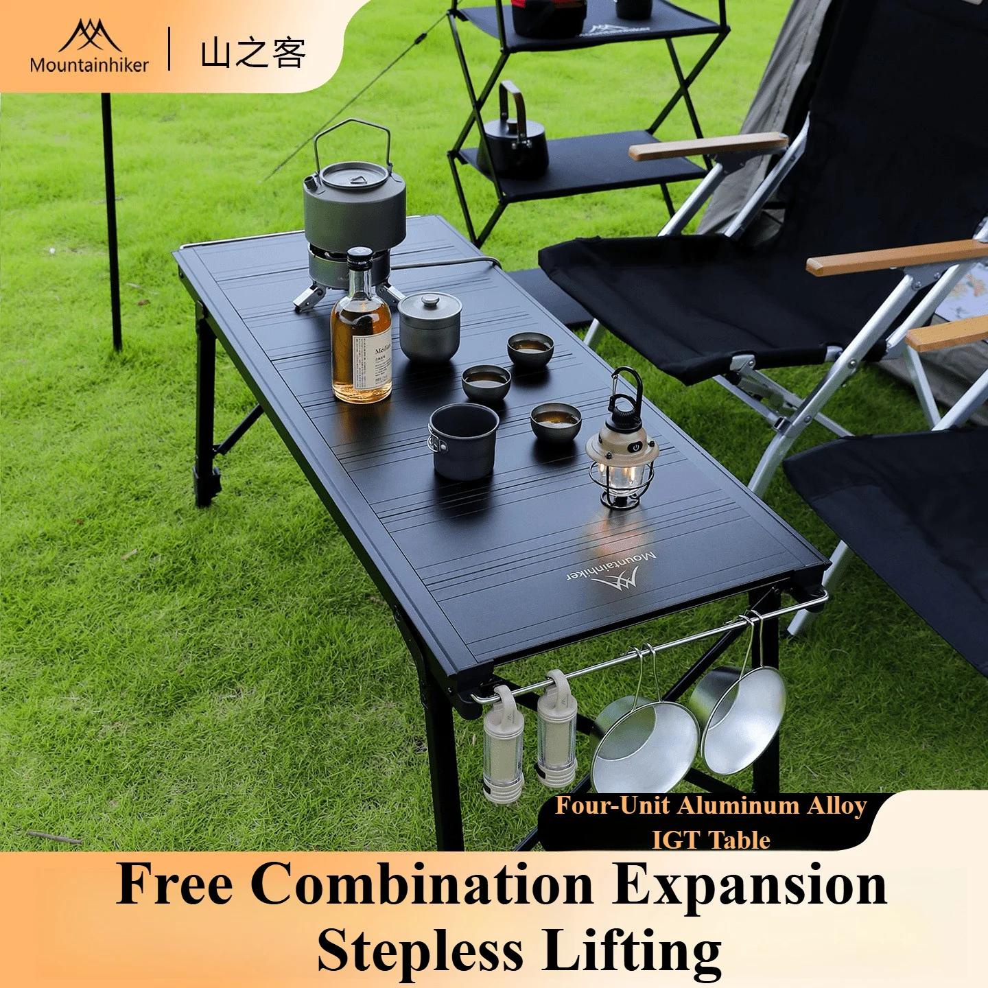 Mountainhiker Camping Folding  - Outdoor Camping Kitchen Table recension och pris