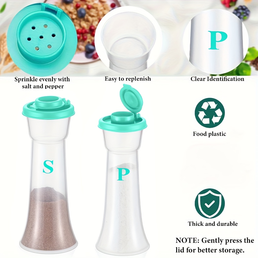 2pcs Large Salt & Pepper Shake - Outdoor Camping Kitchen Table recension och pris