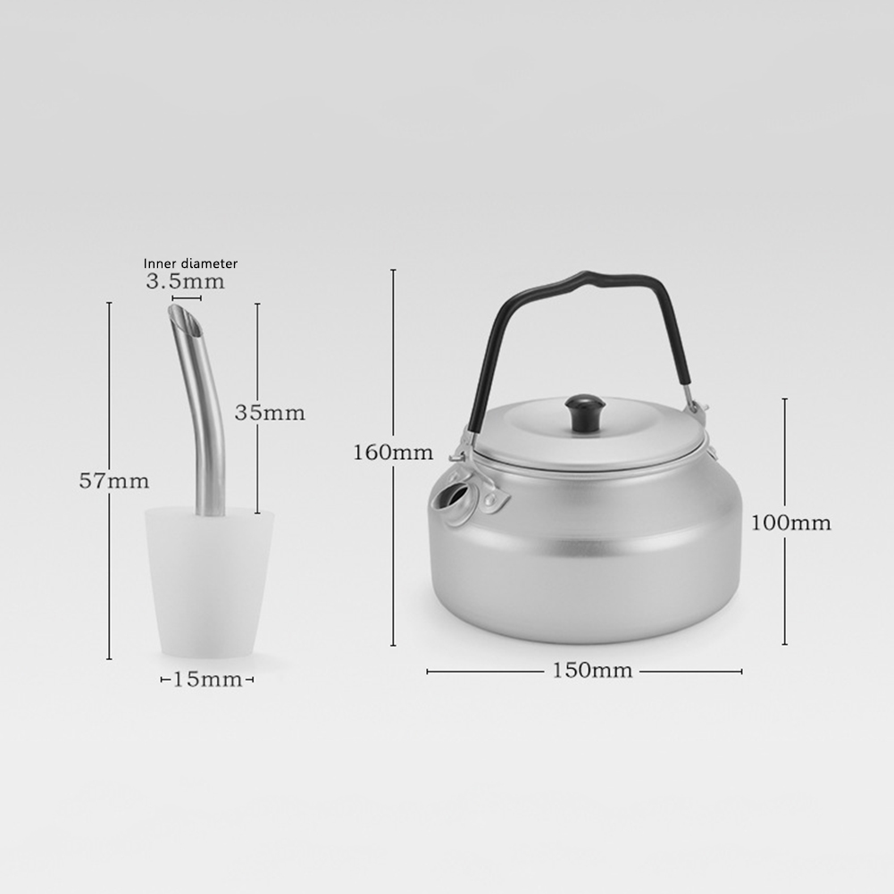 800ml Outdoor Portable Teapot  - Outdoor Camping Youtube recension och pris