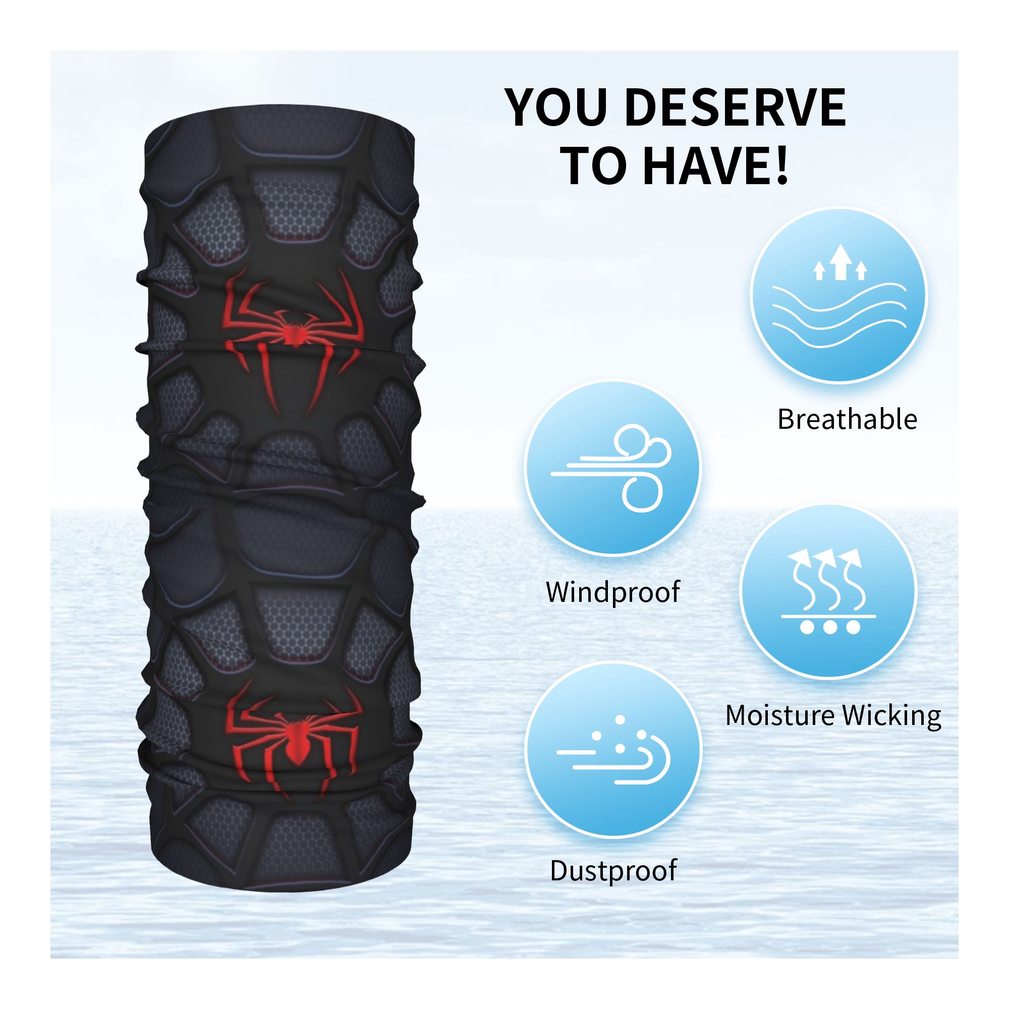 Spider  Winter Headband Neck W - Trekking Gaiters recension och pris