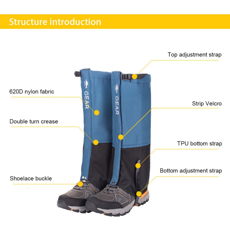 Outdoor Hiking Waterproof Snow - Trekking Gaiters recension och pris