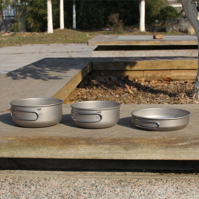 Keith 3PCS Titanium Cookware P - Outdoor Camping Kitchen Table recension och pris