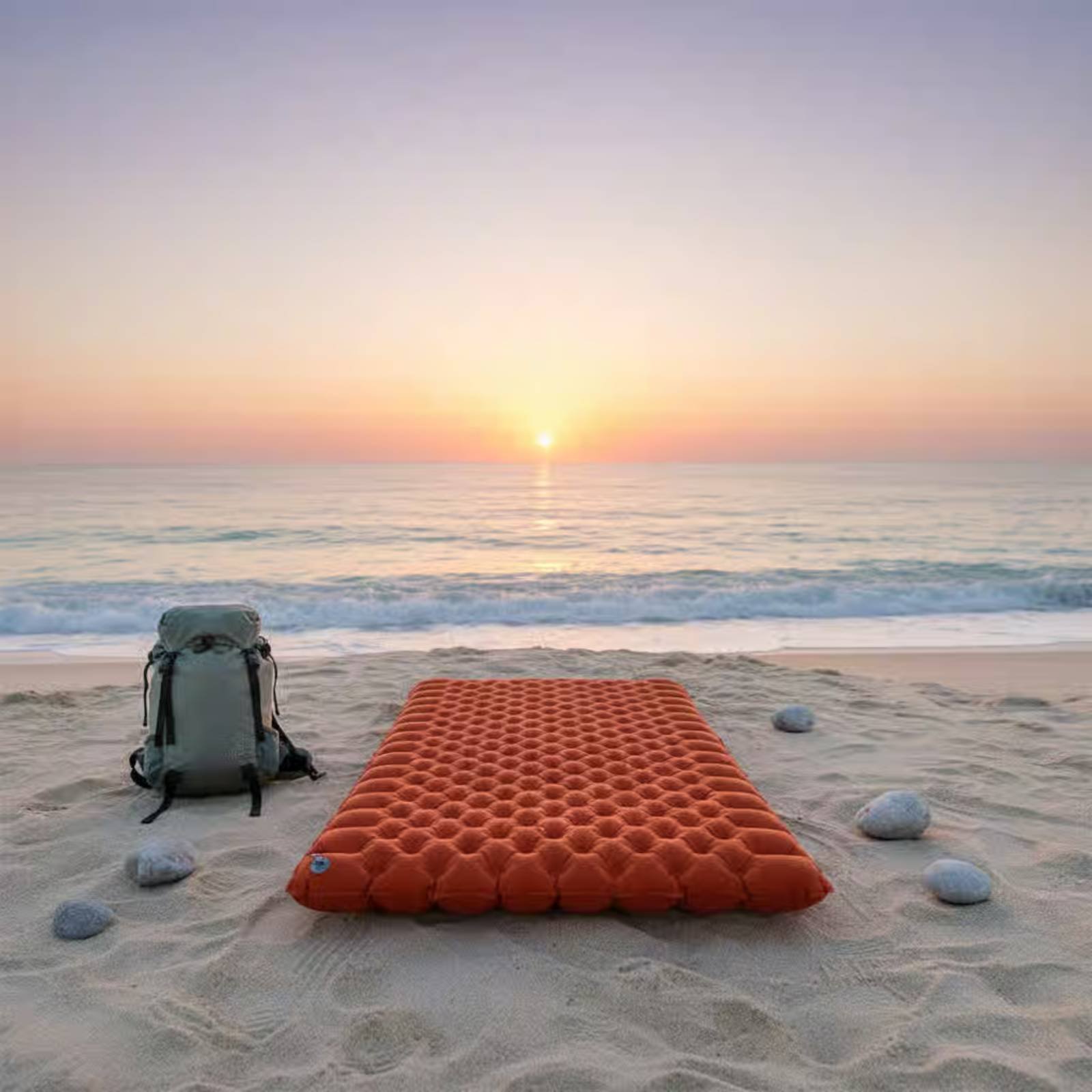 Inflatable Camping Mat Nylon T - Outdoor Camping Carpet recension och pris