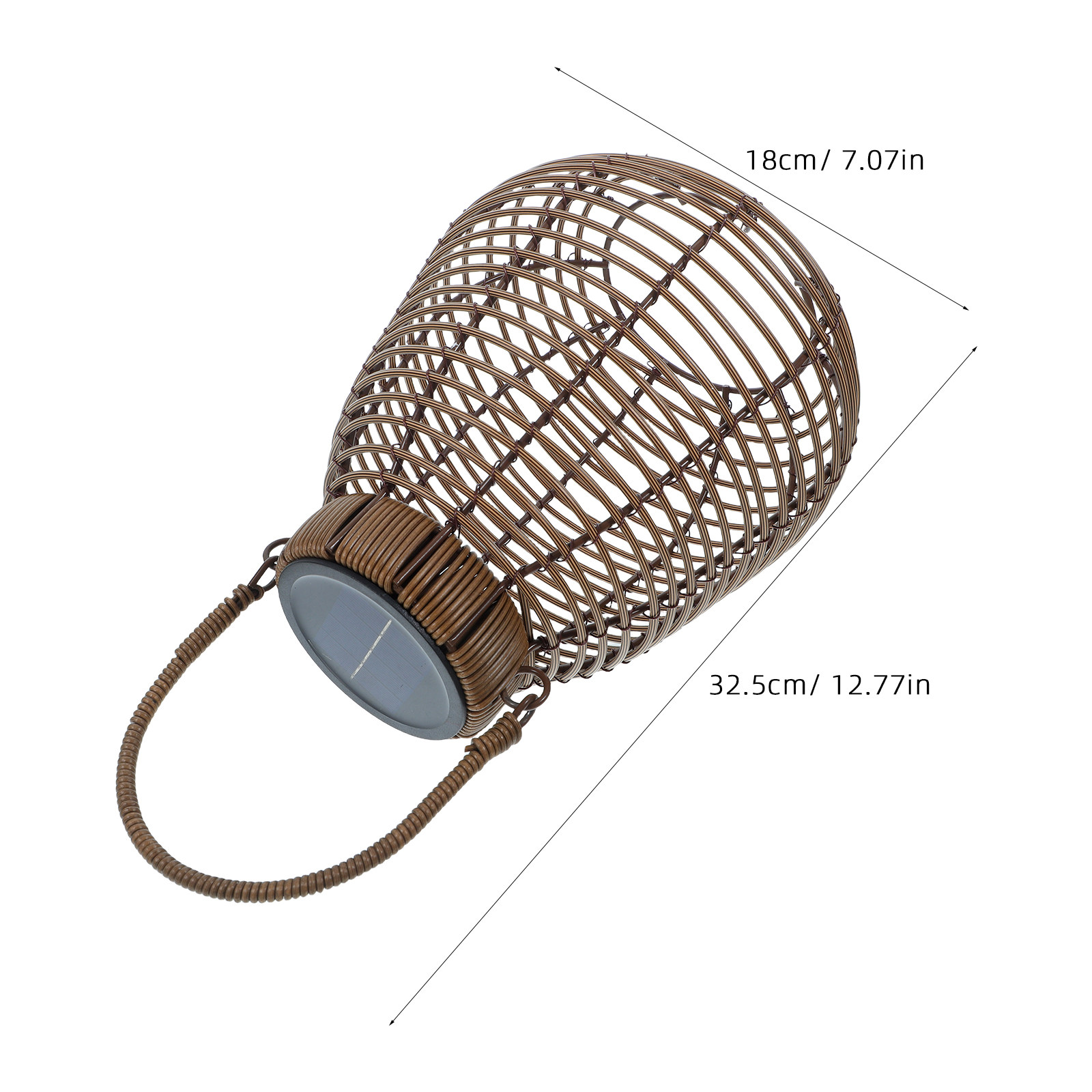 Solar Rattan Lantern Outdoor G - Outdoor Camping Lampe recension och pris
