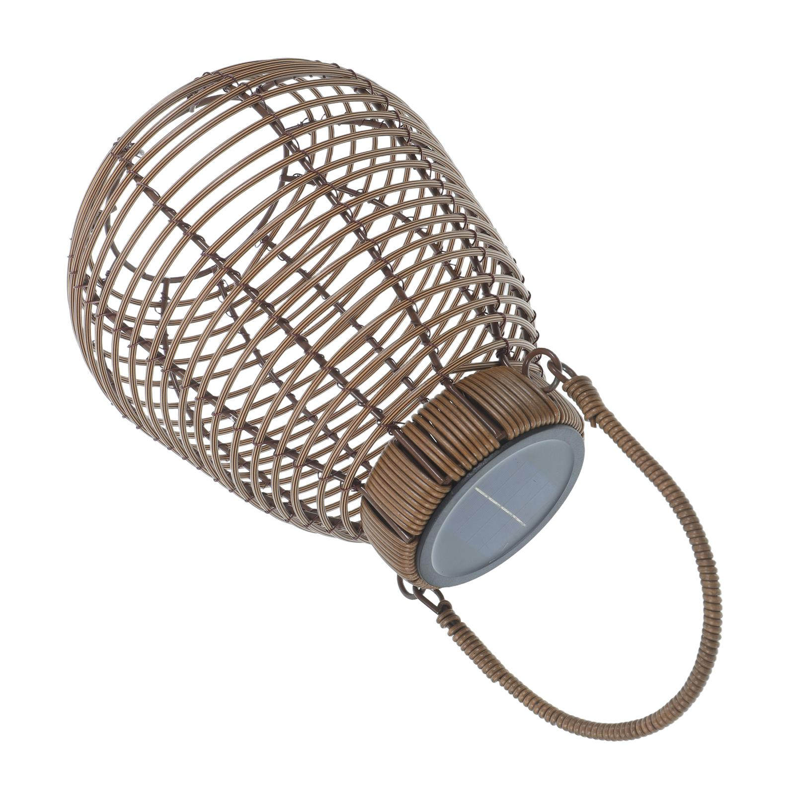 Solar Rattan Lantern Outdoor G - Outdoor Camping Lampe recension och pris