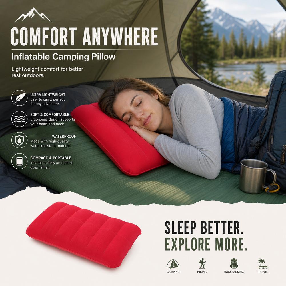 47x30cm Air Cushion Pillows Ou - Outdoor Camping Carpet recension och pris