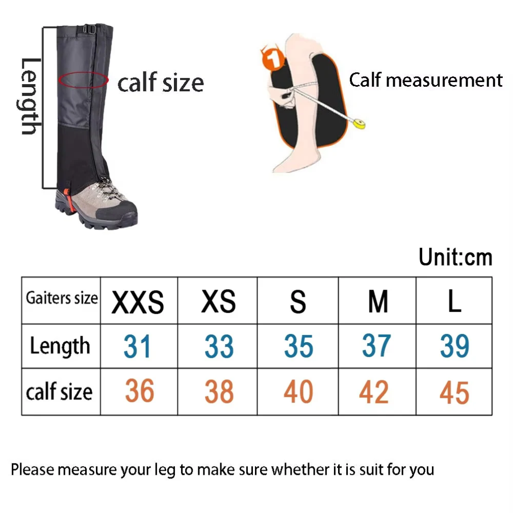 Waterproof Snow Leg Gaiters Hi - Trekking Gaiters recension och pris