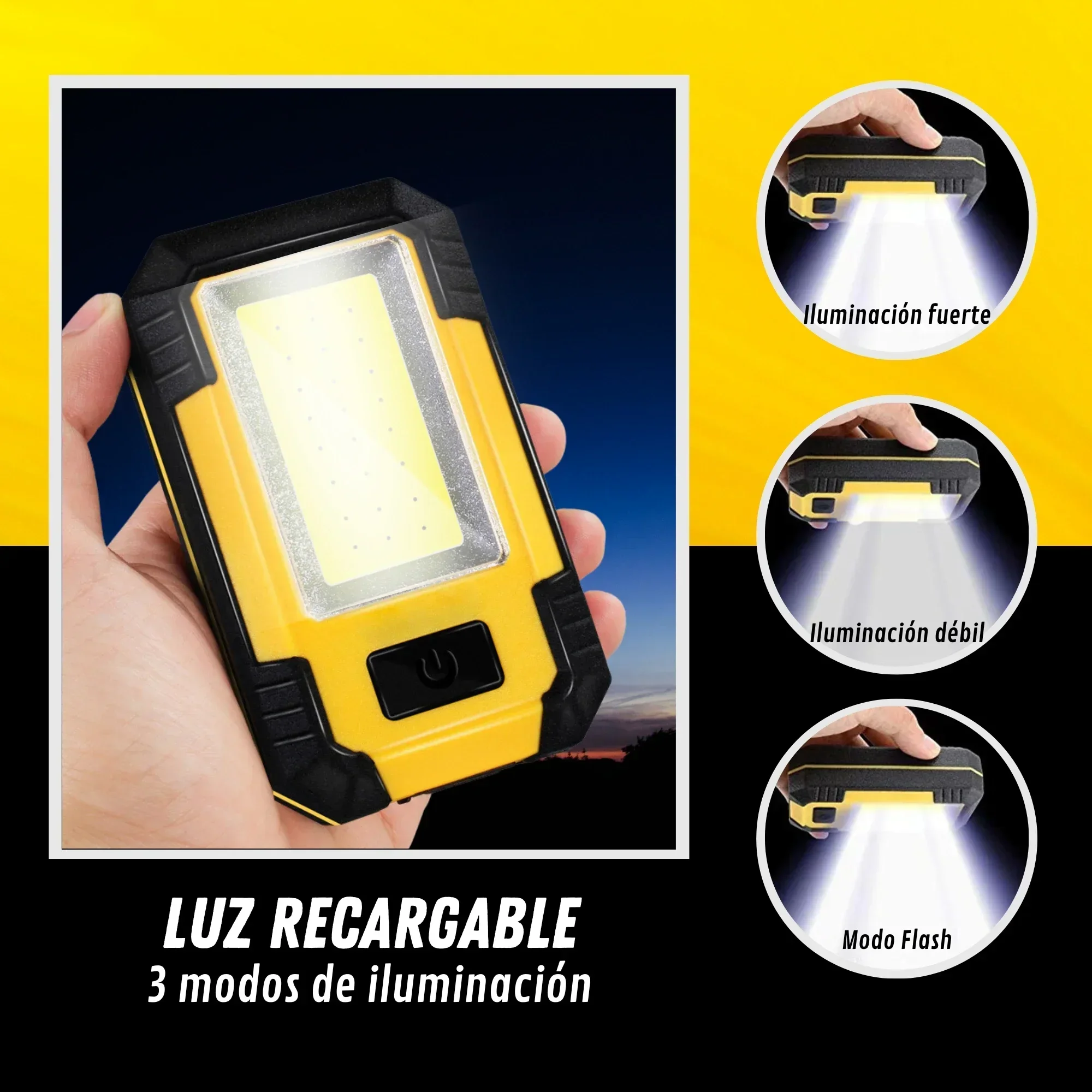Portable 4000MaH Rechargeable  - Outdoor Camping Lights recension och pris