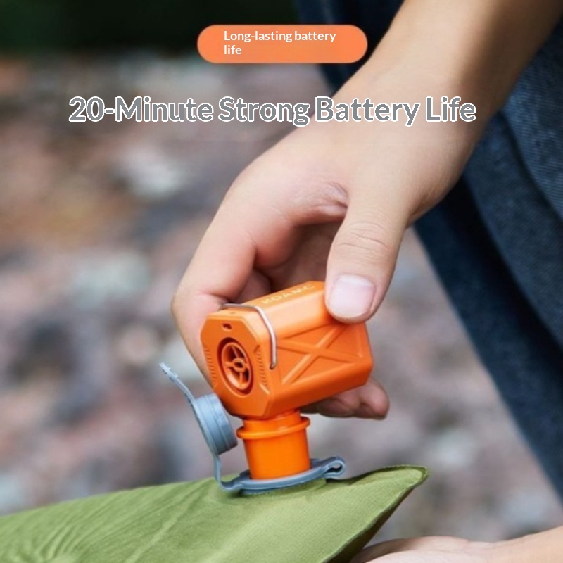 Mini Portable Air Pump USB Rec - Outdoor Camping Tools recension och pris