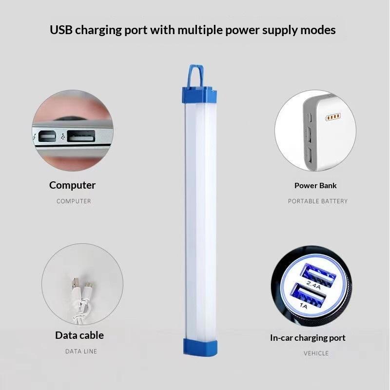 17/32/52/70CM LED Rechargeable - Outdoor Camping Youtube recension och pris