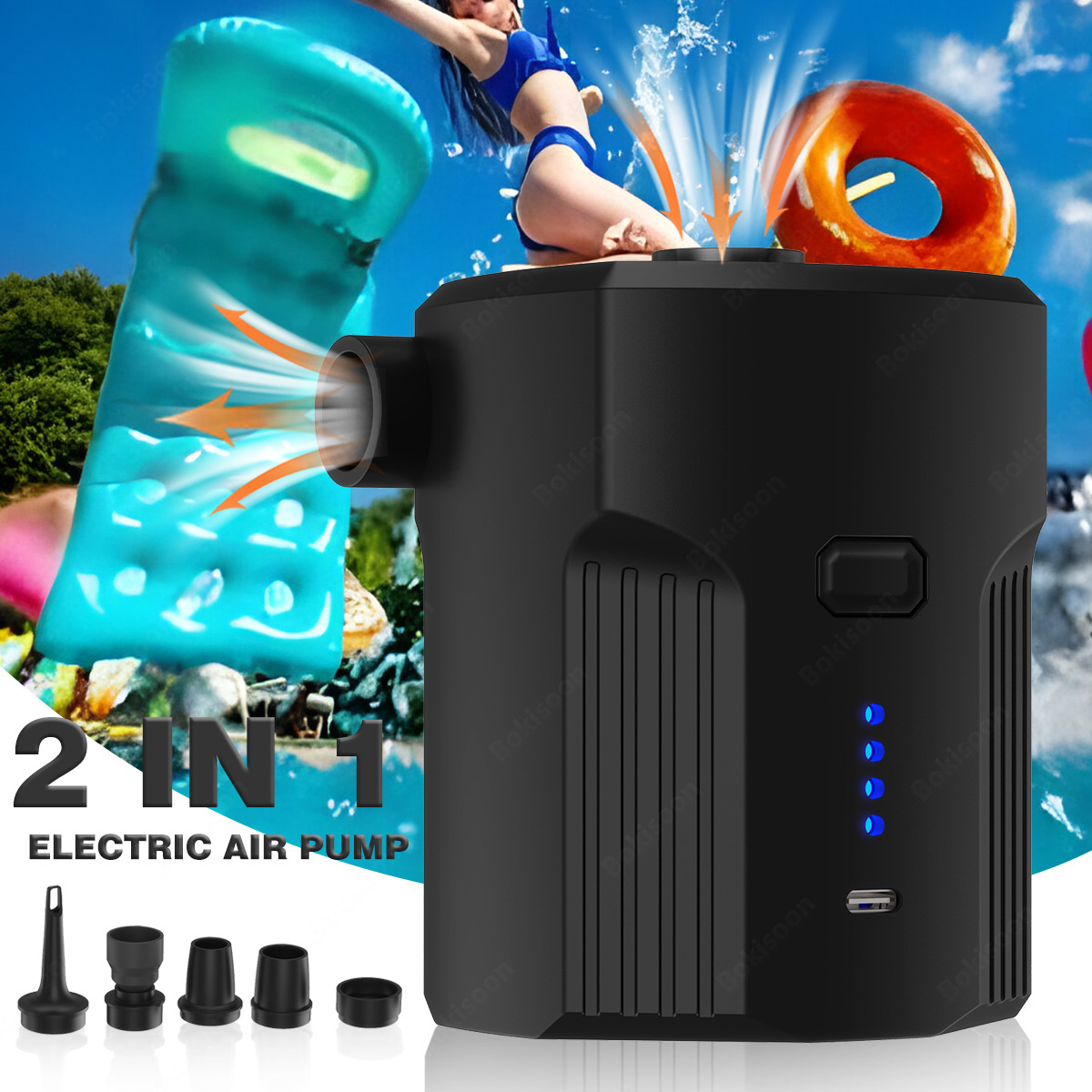 Portable Electric Air Pump for - Outdoor Camping Carpet recension och pris